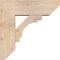Ekena Millwork Merced Slat Smooth Bracket w/ Offset Brace, Douglas Fir, 7 1/2"W x 22"D x 22"H BKT0806X22X22MRC06SDF - alternate 4